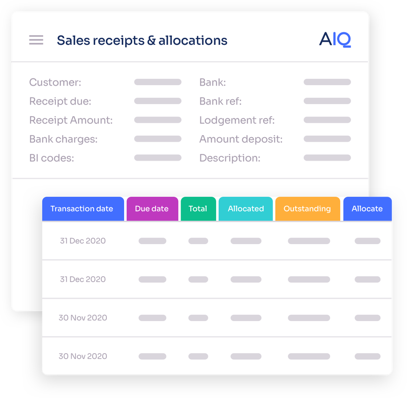 Showing unpaid allocated invoices