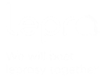 Lepra - white logo