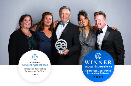 AccountsIQ team win Software Excellence Award