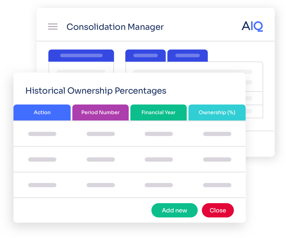 Consolidation options and minority interests