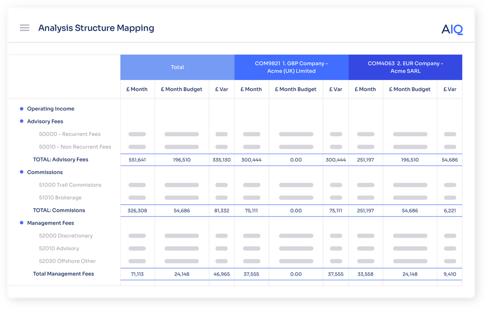 41. Budget P&L consolidated with budget report