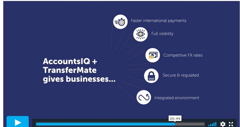 AccountsIQ seamless payments TransferMate