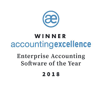 Enterprise Accounting Software of the Year - WINNER badge